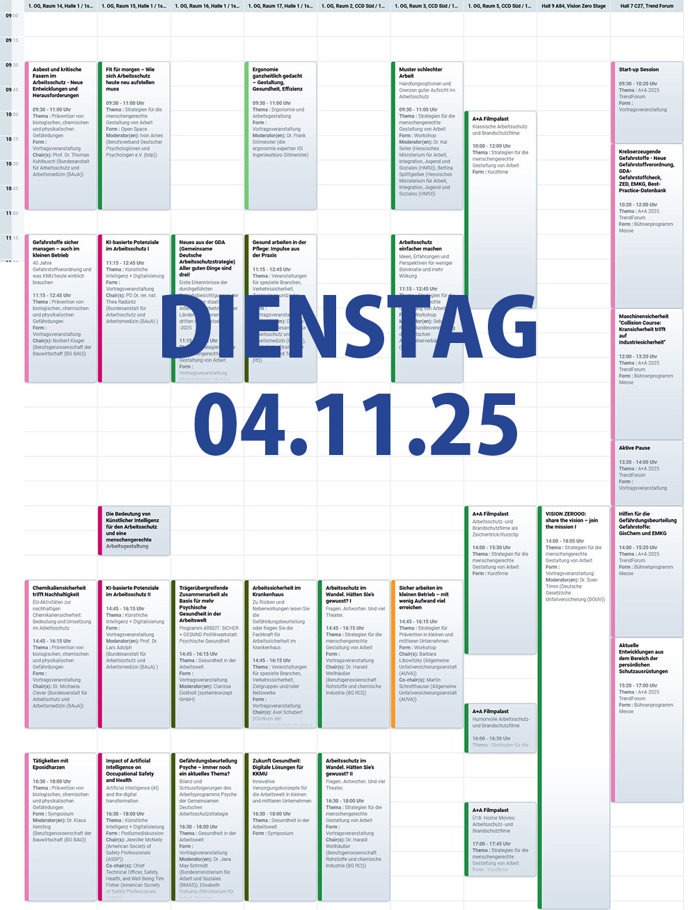 A+A Kongress Programm 4. November 2025